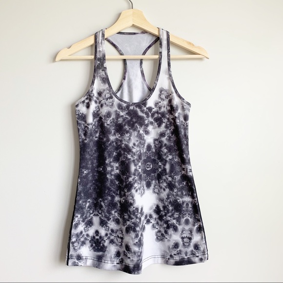 Lululemon CRB Cool Racer Back Black White Size 6